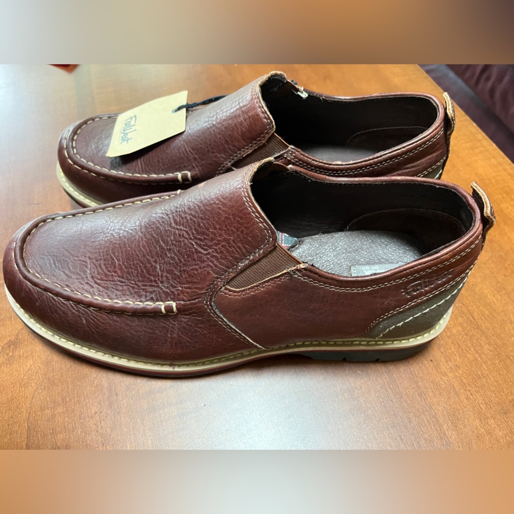 NWT Far West men’s Leather Slip-On Loafer size 11